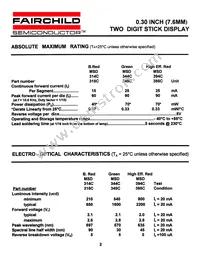 MSD399C Datasheet Page 2