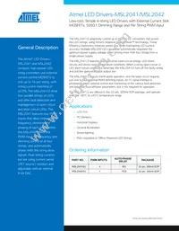 MSL2042GU-R Datasheet Page 2