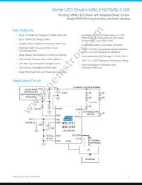 MSL3168GU-R Datasheet Page 3