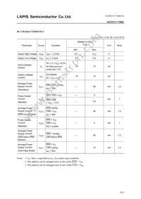 MSM51V17400F-60TDKX Datasheet Page 4