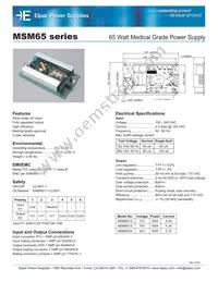 MSM6524 Datasheet Cover