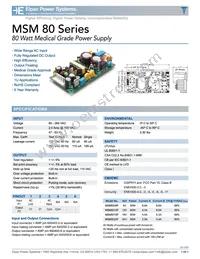 MSM8024F Datasheet Cover