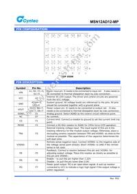 MSN12AD12-MP Datasheet Page 3