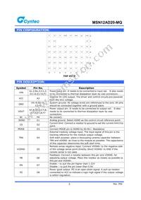 MSN12AD20-MQ Datasheet Page 3