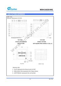 MSN12AD20-MQ Datasheet Page 13