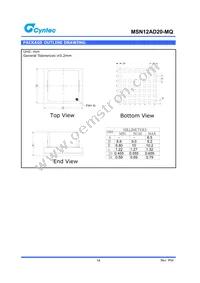 MSN12AD20-MQ Datasheet Page 14