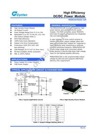 MSN24VD03-GR Datasheet Cover