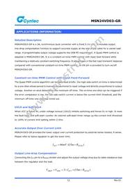 MSN24VD03-GR Datasheet Page 13