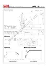 MSP-100-48 Datasheet Page 2