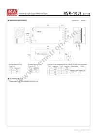 MSP-1000-15 Datasheet Page 6