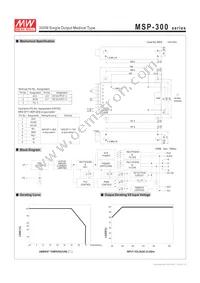 MSP-300-3.3 Datasheet Page 2