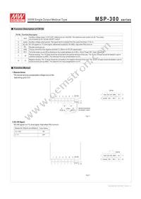 MSP-300-3.3 Datasheet Page 3
