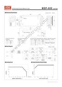 MSP-600-7.5 Datasheet Page 2