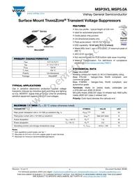 MSP3V3-E3/89A Datasheet Cover