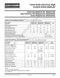 MSQC6940C Datasheet Page 2