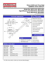 MST4H40C Datasheet Cover