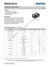 MSWSS-040-30 Datasheet Cover