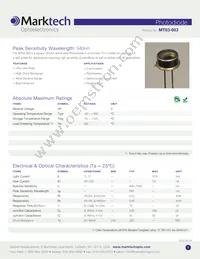 MT03-003 Datasheet Cover