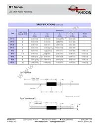 MT10-0R1F1 Datasheet Page 2