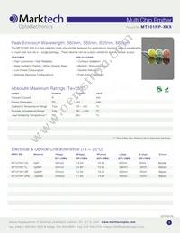 MT101NP-YL Datasheet Cover