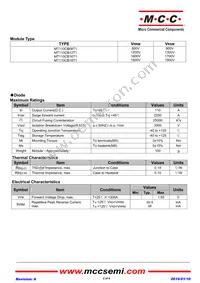 MT110CB16T1-BP Datasheet Page 2