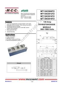 MT130CB16T2-BP Datasheet Cover