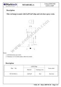 MT1403-RG-A Datasheet Page 2