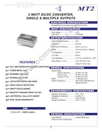 MT2-1215WI Datasheet Cover