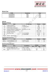 MT200CB16T2-BP Datasheet Page 2