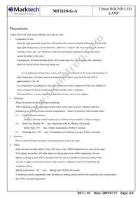 MT2118-G-A Datasheet Page 5