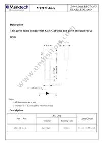 MT212T-G-A Datasheet Page 2