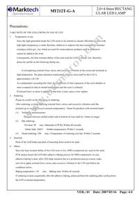 MT212T-G-A Datasheet Page 5