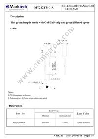 MT212TB-G-A Datasheet Page 2