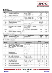 MT25CB16T1-BP Datasheet Page 3
