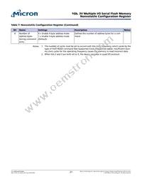 MT25QL01GBBA8E12-0SIT TR Datasheet Page 21