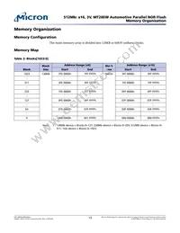 MT28EW512ABA1HJS-0AAT TR Datasheet Page 13