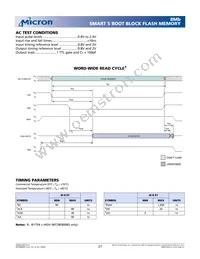 MT28F800B5WP-8 T TR Datasheet Page 21