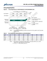 MT29F16G08DAAWP-ET:A TR Datasheet Page 13