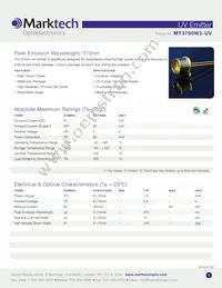 MT3700W3-UV Datasheet Cover