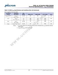 MT40A4G4FSE-083E:A TR Datasheet Page 20