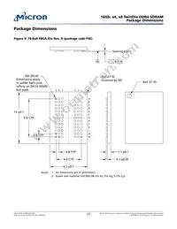 MT40A4G4FSE-083E:A TR Datasheet Page 21