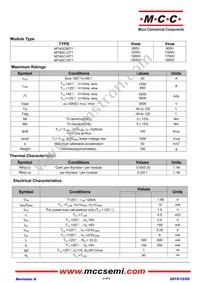 MT40C16T1-BP Datasheet Page 2