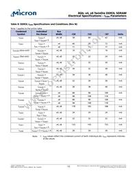 MT41K1G8RKB-107:N TR Datasheet Page 12