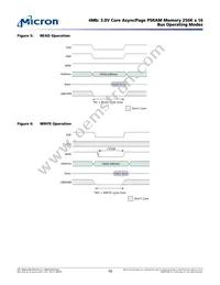 MT45V256KW16PEGA-70 WT TR Datasheet Page 10