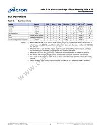 MT45V512KW16PEGA-70 WT TR Datasheet Page 7