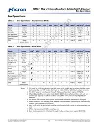 MT45W1MW16BDGB-708 AT TR Datasheet Page 8