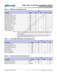 MT45W1MW16PDGA-70 IT Datasheet Page 23