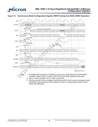 MT45W256KW16BEGB-708 WT TR Datasheet Page 19