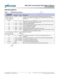 MT45W256KW16PEGA-70 WT TR Datasheet Page 6