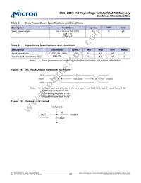 MT45W256KW16PEGA-70 WT TR Datasheet Page 20